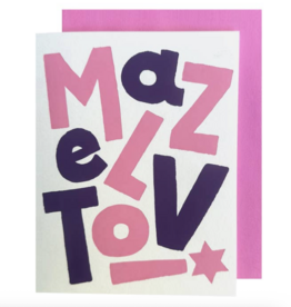 The Social Type Mazel Tov! Pink Card