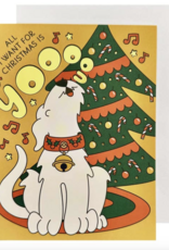 The Social Type Singing Dog Card