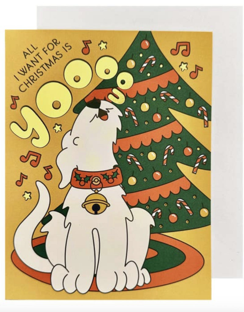 The Social Type Singing Dog Card