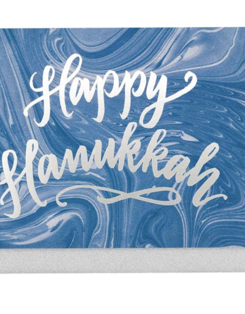 The Social Type Hanukkah Marble Card