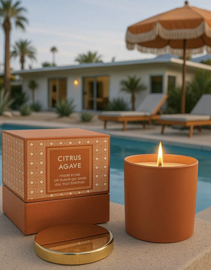 Mod Lounge Paper Company Mid Century Boxed Candle