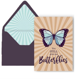Mod Lounge Paper Company You Still Give Me Butterflies Card