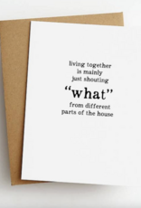 Skel & Co What Shouting Card