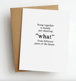 Skel & Co What Shouting Card
