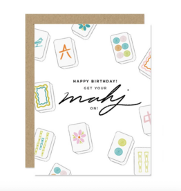 Maddon and Co Mahjong Birthday Card