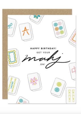 Maddon and Co Mahjong Birthday Card