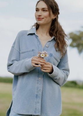 Z Supply All Day Knit Denim Jacket