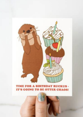 ILOOTPAPERIE Otter Chaos Birthday