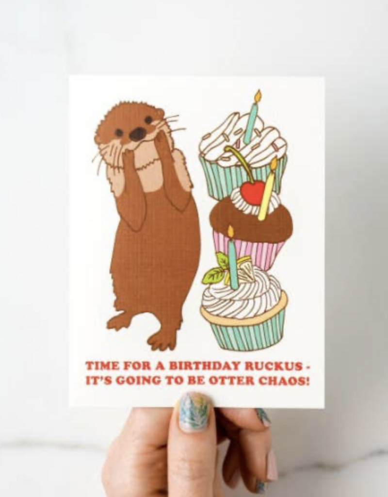 ILOOTPAPERIE Otter Chaos Birthday