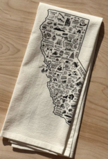 by aleisha State of California tea towel