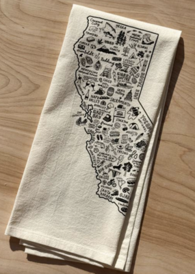 by aleisha State of California tea towel