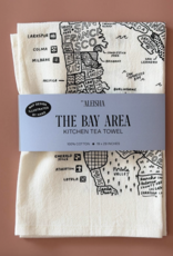 by aleisha Bay Area Map Tea Towel
