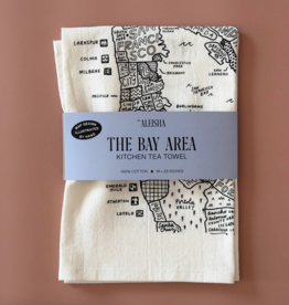 by aleisha Bay Area Map Tea Towel