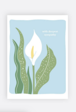 Elum Designs Calla Lily Sympathy Card