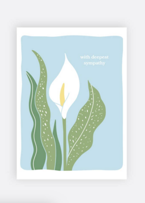 Elum Designs Calla Lily Sympathy Card