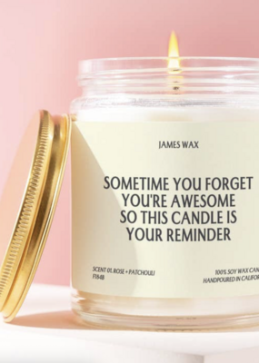 James Wax Sometimes You Forget You're Awesome Candle