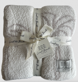 Local Beach Multi Palm Tree Luxe Blanket