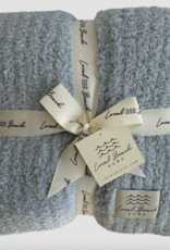 Local Beach Solid Ribbed Luxe Blanket