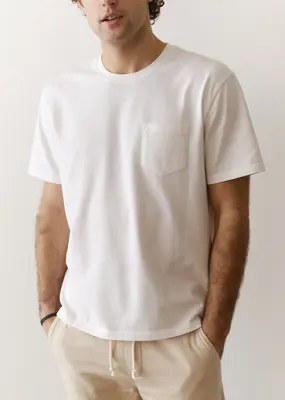Marine Layer Luxe 250 Relaxed Pocket Tee