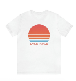 Hey Mountains Lake Tahoe Sunset Tee