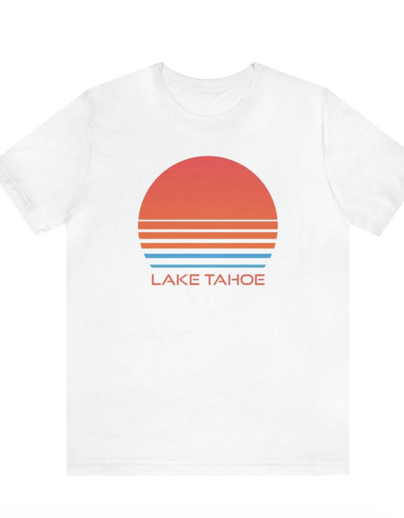 Hey Mountains Lake Tahoe Sunset Tee
