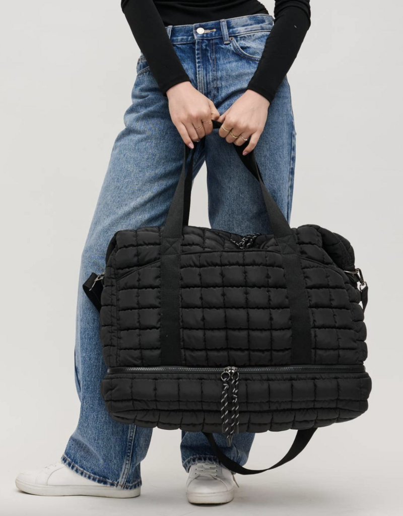 Urban Expressions Globetrotter Quilted Weekender Bag