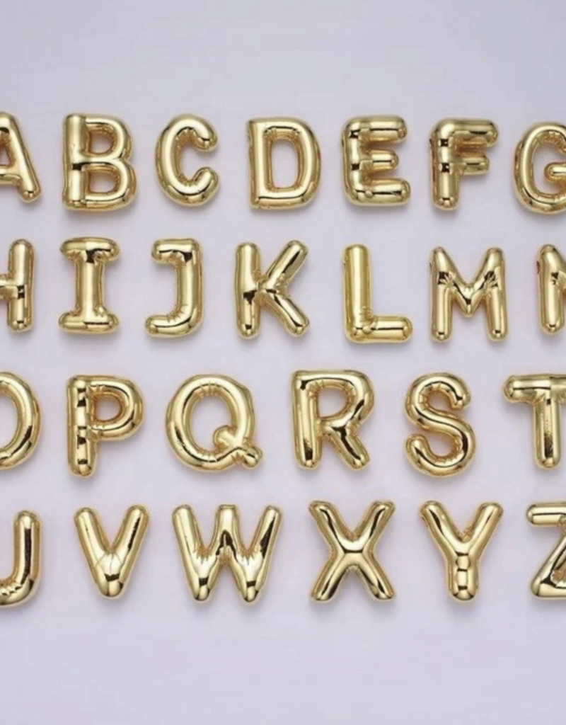 Bubble Letter Necklace GF-