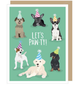 Apartment 2 Cards Paw-ty Dogs Birthday Card