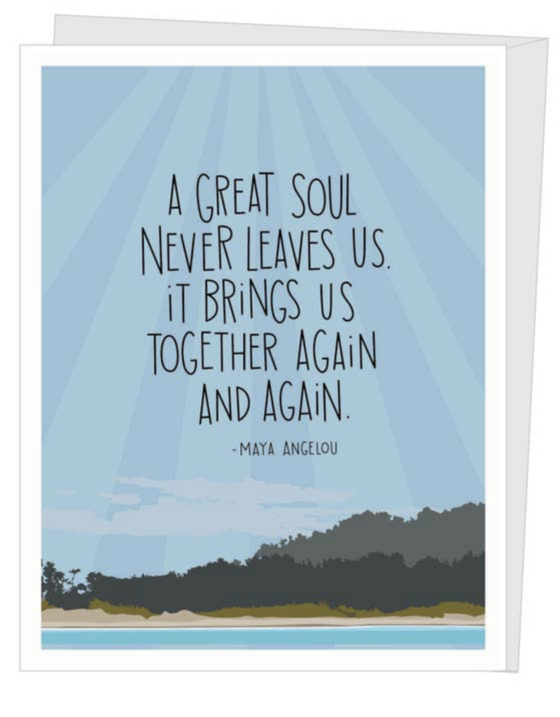 Apartment 2 Cards Maya Angelou Great Soul Symathy Card