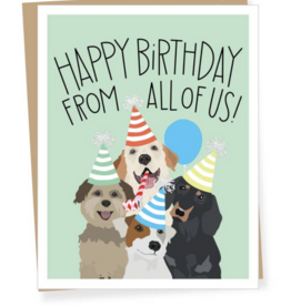 Apartment 2 Cards From All of Us Dog Card