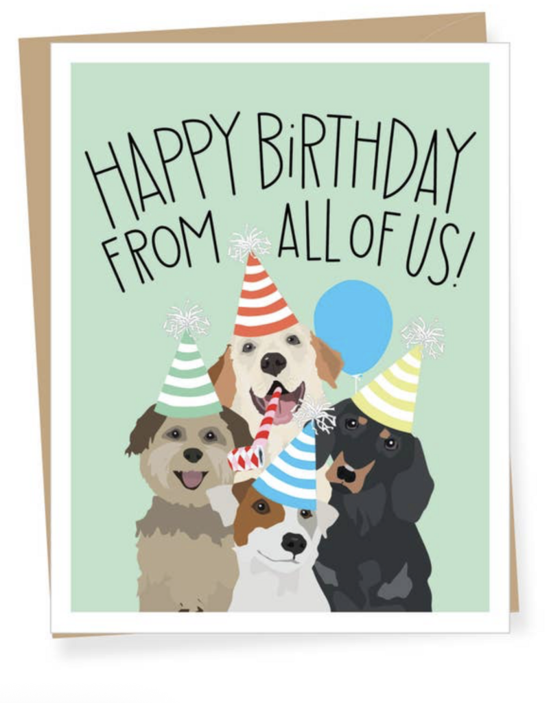 Apartment 2 Cards From All of Us Dog Card