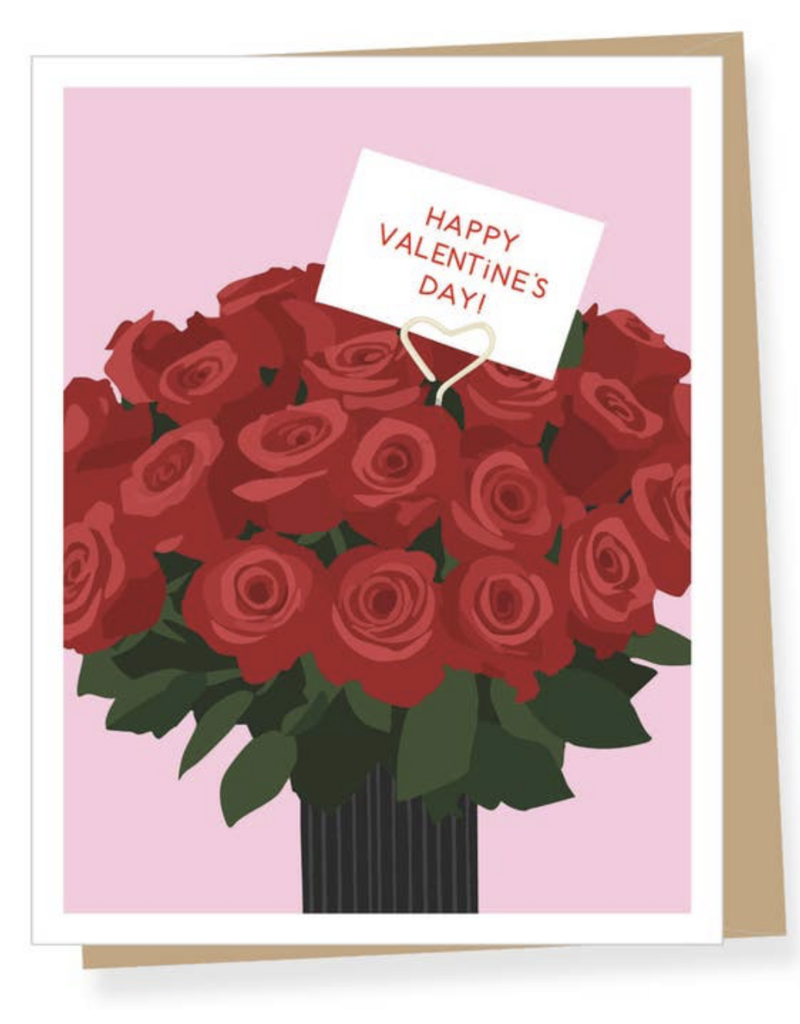 Apartment 2 Cards Rose Bouquet VDay Card