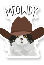 Apartment 2 Cards Meowdy Cat Vinyl Sticker