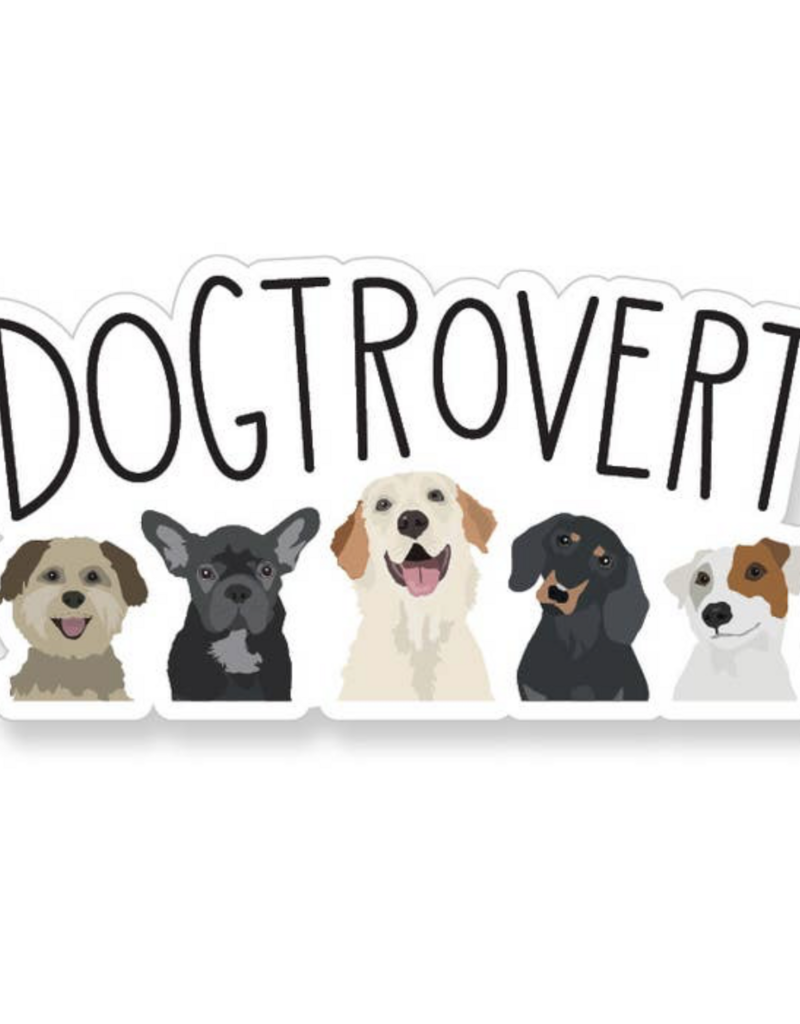 Apartment 2 Cards Dogtrovert Vinyl Sticker