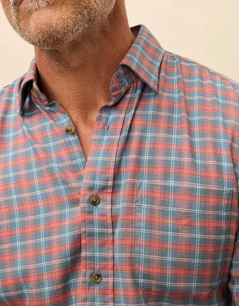 Faherty Movement Brushed Shirt
