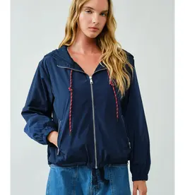 Aaron & Amber Lightweight Hooded Wind Jacket