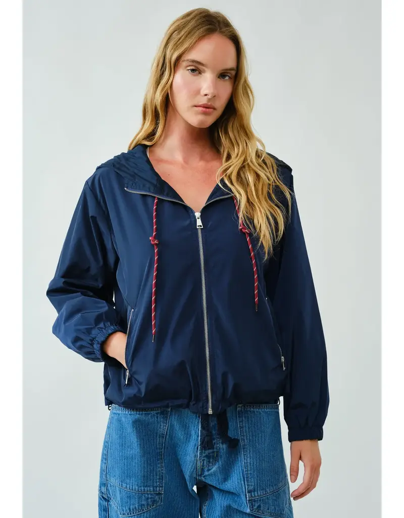 Aaron & Amber Lightweight Hooded Wind Jacket