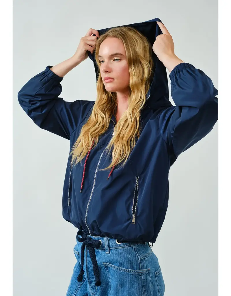 Aaron & Amber Lightweight Hooded Wind Jacket