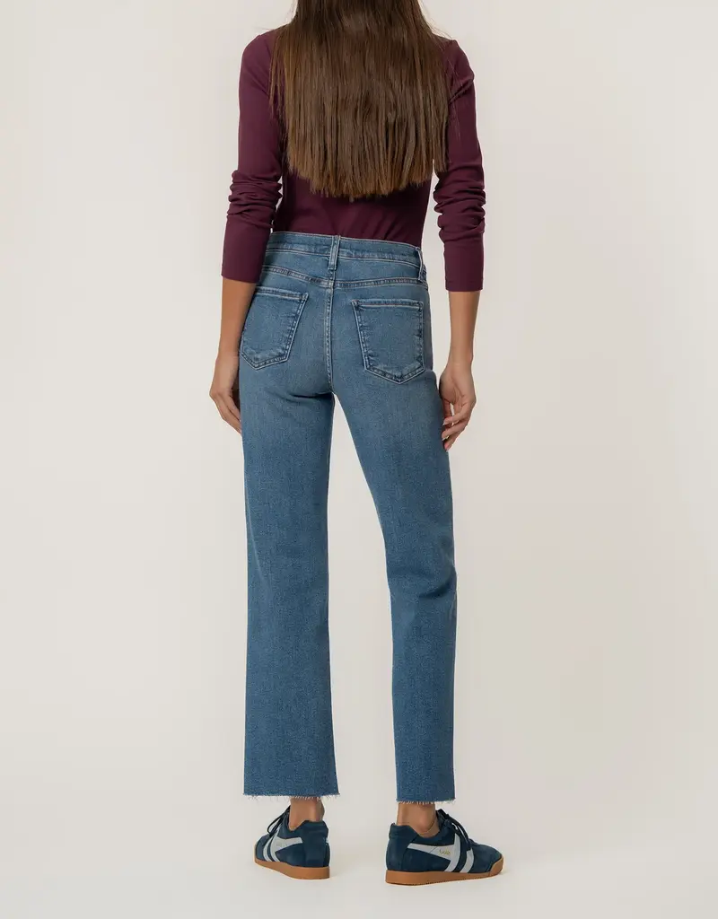 Kut from the Kloth High Rise Avery Fab Ab Easy Straight Leg