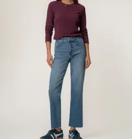 Kut from the Kloth High Rise Avery Fab Ab Easy Straight Leg