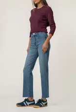 Kut from the Kloth High Rise Avery Fab Ab Easy Straight Leg