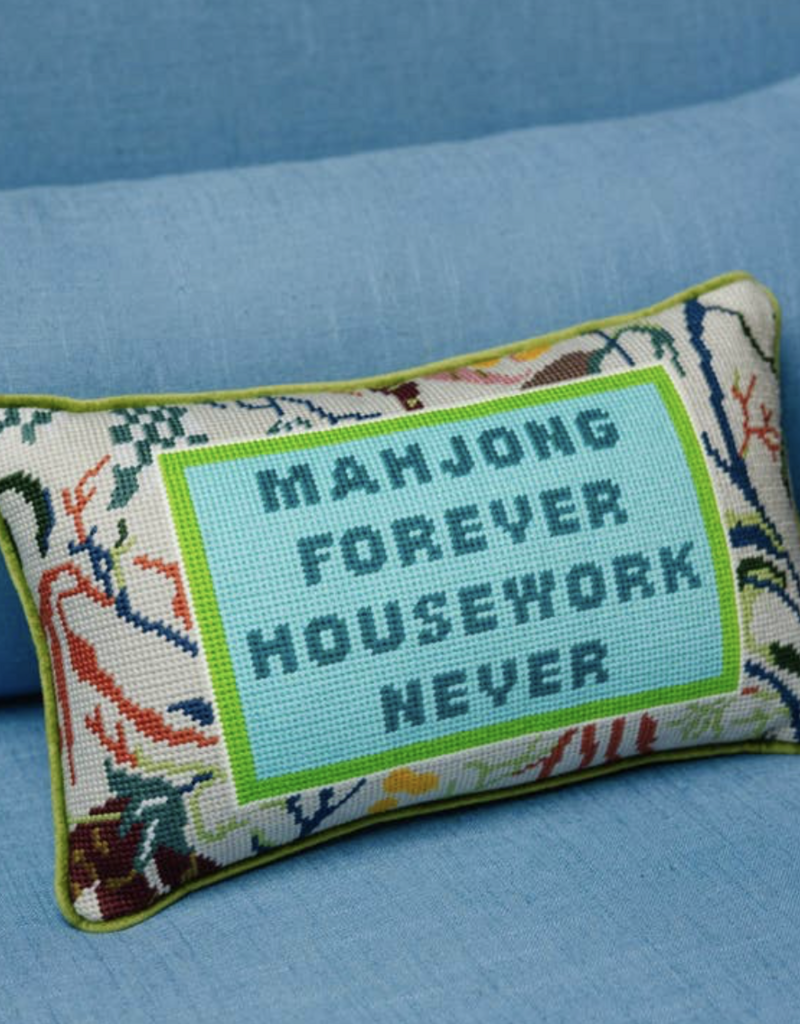 Furbish Studios Mahjong Forever Pillow