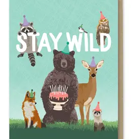 Modern Printed Matter Stay Wild Card