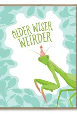 Modern Printed Matter Older Wiser Weirder Card
