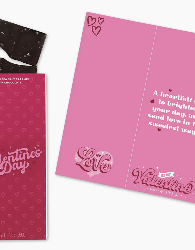 Sweeter Cards Heartfelt Happy VDay Chocolate Card