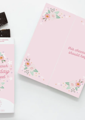Sweeter Cards Hope your Birthday is Sweet Chocolate Card