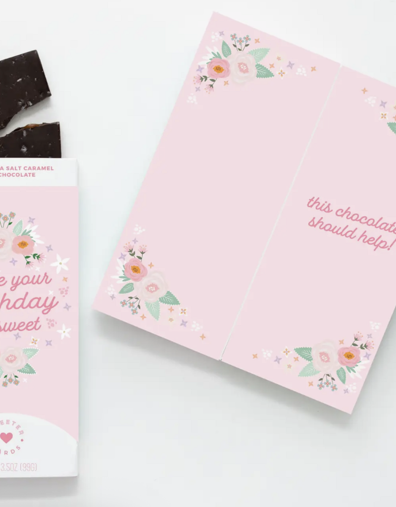 Sweeter Cards Hope your Birthday is Sweet Chocolate Card