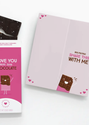 Sweeter Cards ILY More Than Choco Chocolate Card
