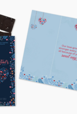 Sweeter Cards Flower Happy Vday Chocolate Card