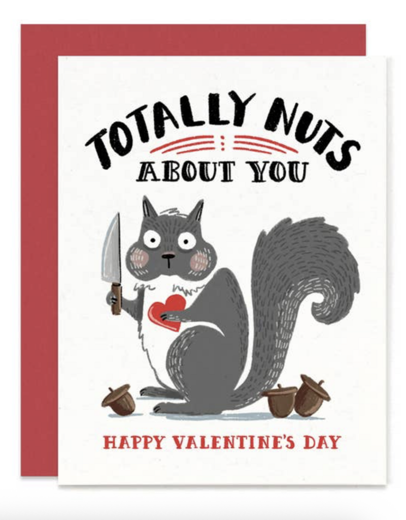 Totally Nuts Valentines Card